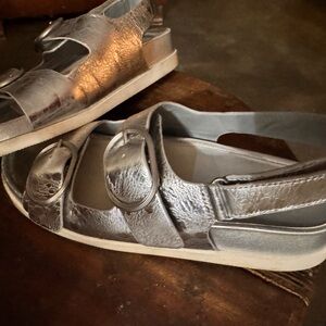 Dolce Vita Metallic Silver Sandals